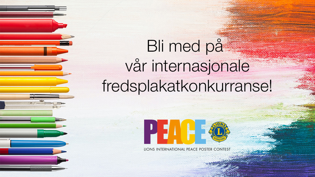Våg å drømme i Lions Fredsplakatkonkurranse 2023