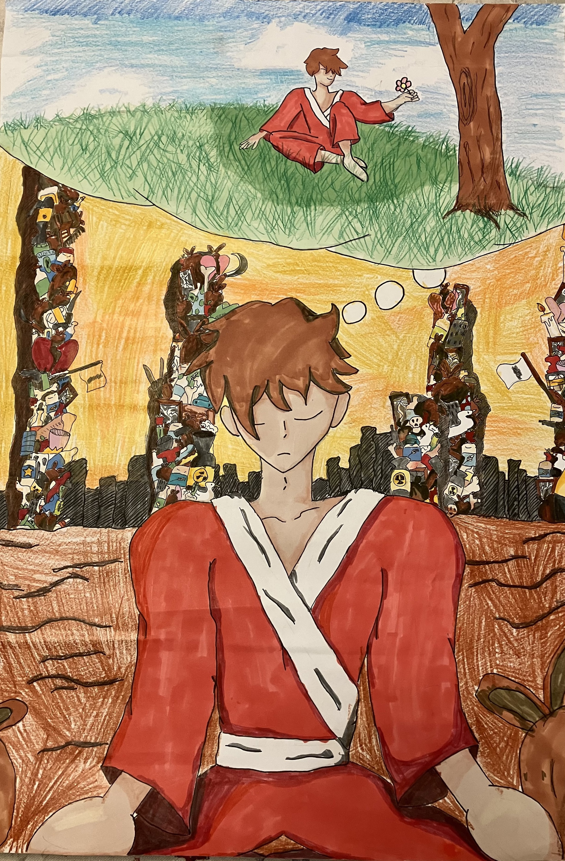 Distrikts vinner Fredsplakt tegnekonkurransen 2023