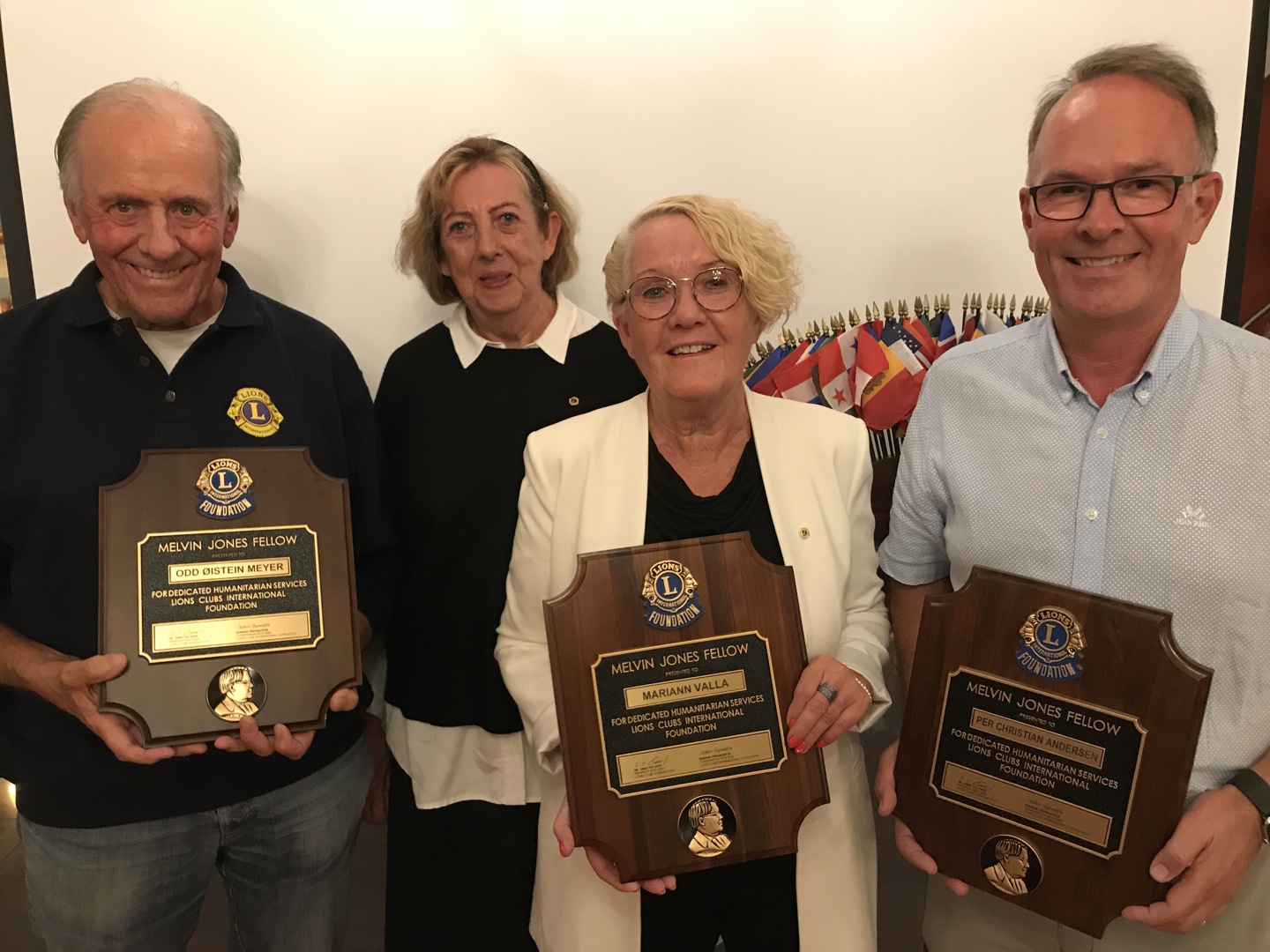 Heder og ære til aktive medlemmer i Lions Club Sem