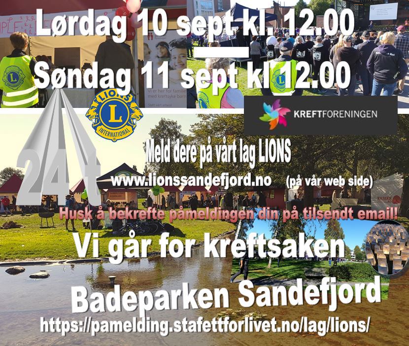 Kreftforeningens "STAFETT FOR LIVET"